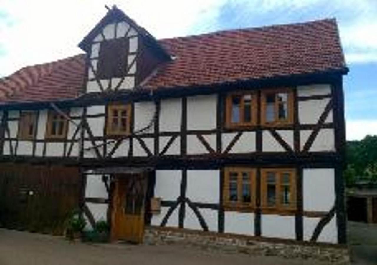 Aeltestes Haus In Quentel - Ferienwohnung 1 Mit Kleinem Garten Hessisch Lichtenau Exterior foto